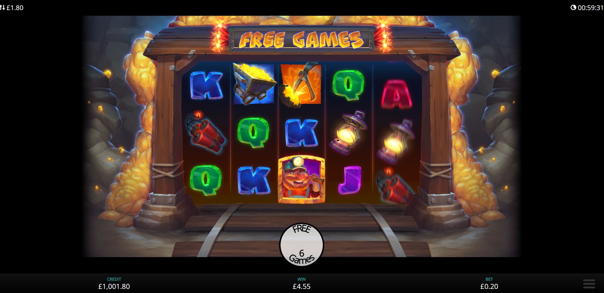 dynamite digger jackpot slot review